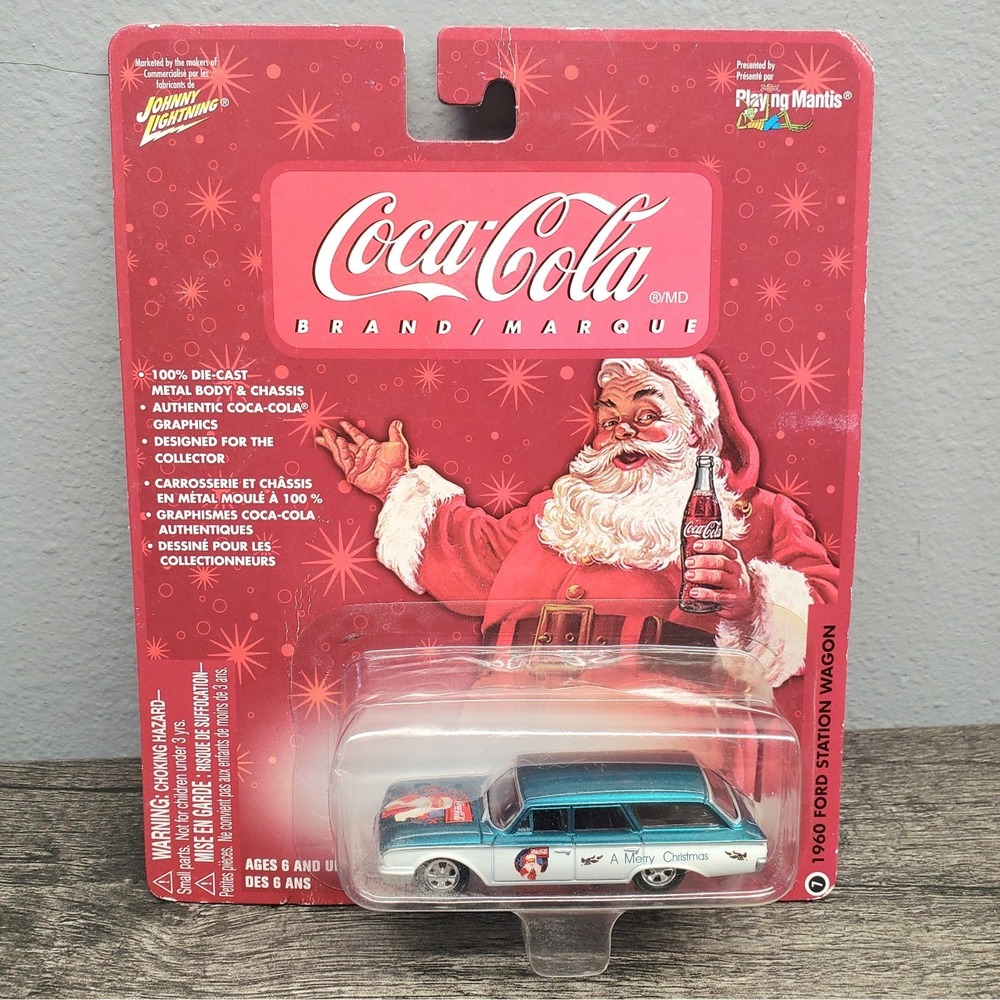 Johnny Lightning Coca-Cola 1960 Ford Station Wagon 1/64 Scale NEW SEALED